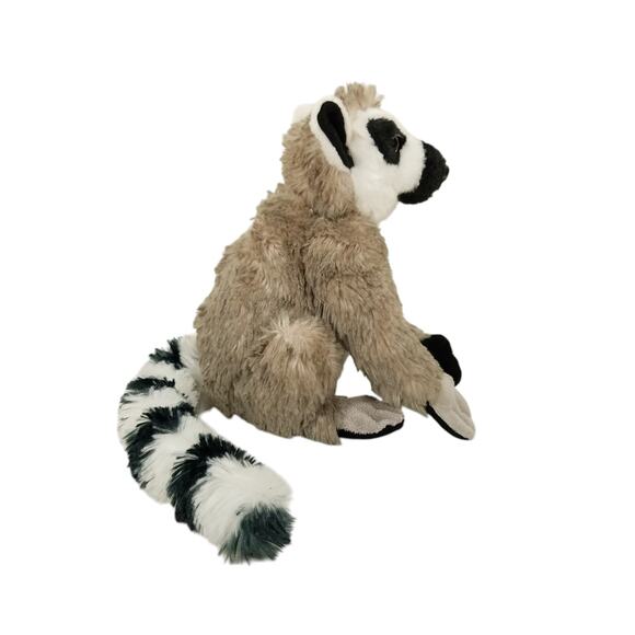 Adventure Planet Ring Tailed Lemur Plush Stuffed Animal Toy Sitting Realistic - Picture 4 of 10